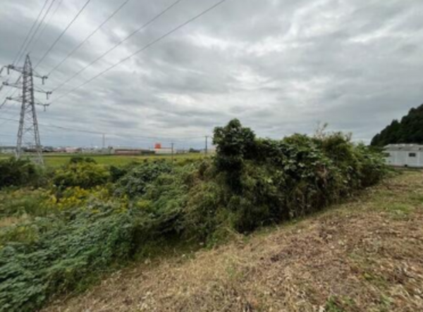 いすみ市日在、土地の外観画像です