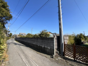 いすみ市若山、土地の外観画像です