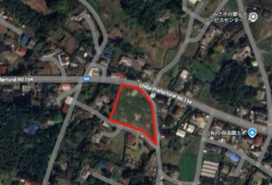 いすみ市岬町、土地の間取り画像です