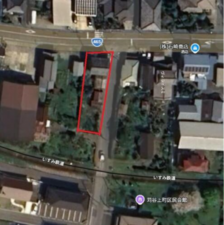 いすみ市苅谷、土地の間取り画像です
