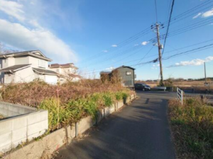 いすみ市岬町、土地の外観画像です