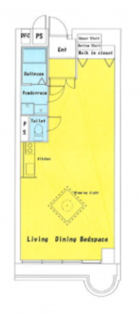 夷隅郡御宿町新町、マンションの間取り画像です