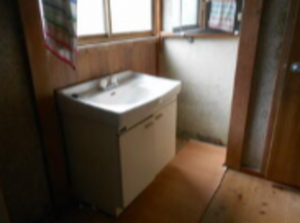 いすみ市新田、中古一戸建ての洗面画像です