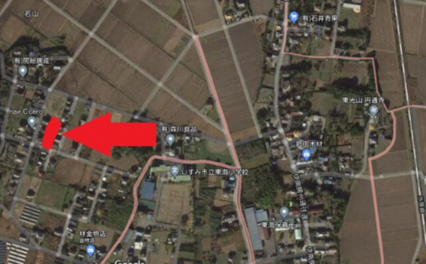 いすみ市若山、土地の画像です