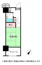 勝浦市沢倉、マンションの間取り画像です