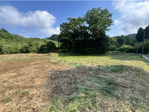 夷隅郡大多喜町粟又、土地の画像です