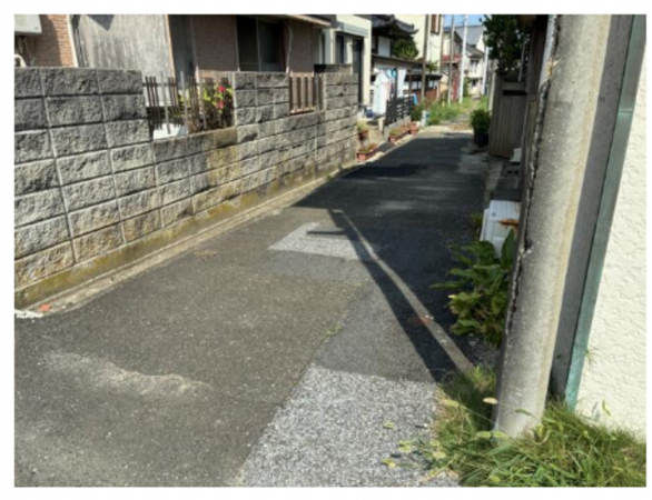 勝浦市墨名、土地の画像です