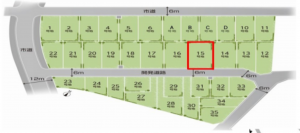 貝塚市東山、土地の画像です