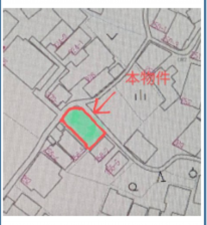 貝塚市窪田、土地の間取り画像です