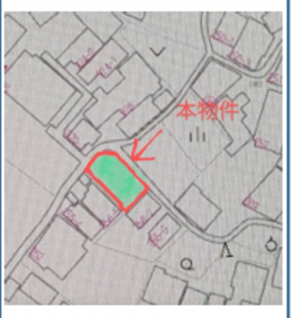 貝塚市窪田、土地の間取り画像です