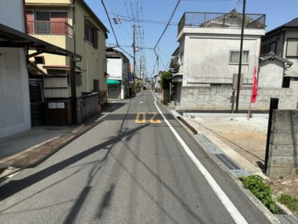 貝塚市津田南町、土地の画像です