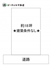貝塚市堀、土地の間取り画像です