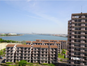 貝塚市二色、マンションの画像です