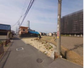 泉佐野市松原、土地の画像です