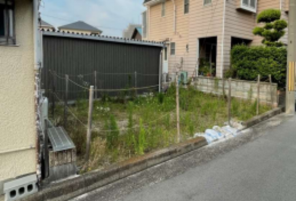 泉佐野市上瓦屋、土地の画像です