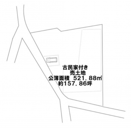 泉佐野市日根野、土地の間取り画像です