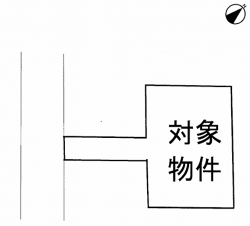 泉佐野市葵町、土地の間取り画像です