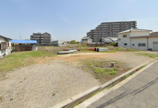 泉佐野市南中安松、土地の画像です