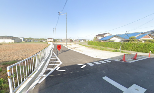 泉佐野市上之郷、土地の画像です