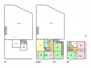 泉佐野市上之郷、中古一戸建ての間取り画像です