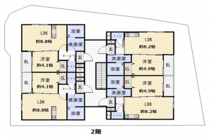 泉佐野市元町、収益物件/アパートの画像です