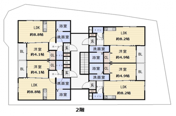 泉佐野市元町、収益物件/アパートの画像です