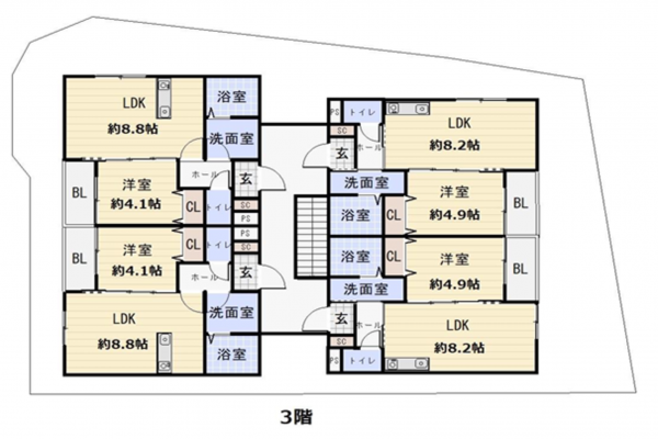 泉佐野市元町、収益物件/アパートの画像です