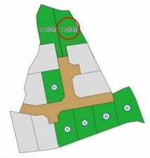 泉南郡熊取町朝代東、土地の間取り画像です