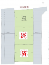 泉南郡熊取町つばさが丘北、土地の間取り画像です