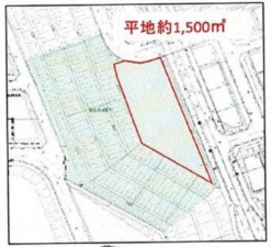 泉南郡熊取町つばさが丘北、土地の間取り画像です