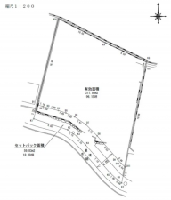 泉南郡熊取町、土地の間取り画像です