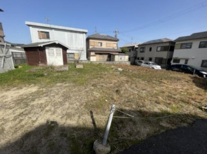 泉南郡熊取町朝代西、土地の画像です