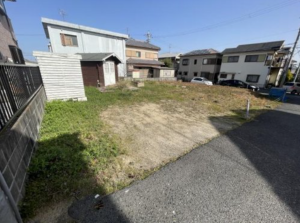 泉南郡熊取町朝代西、土地の画像です