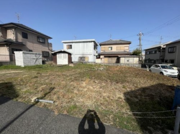 泉南郡熊取町朝代西、土地の画像です
