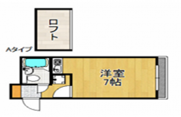 泉南郡熊取町、収益物件/マンションの間取り画像です