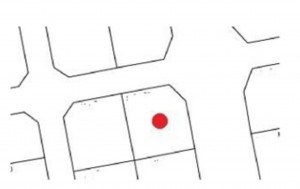 泉南郡熊取町希望が丘、土地の間取り画像です