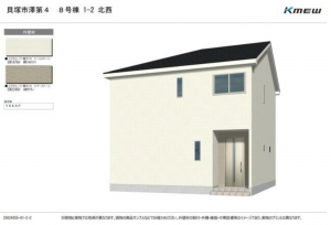 貝塚市澤、新築一戸建ての画像です
