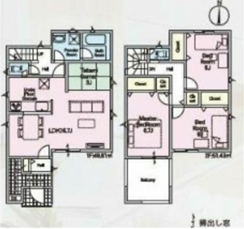 貝塚市澤、新築一戸建ての画像です