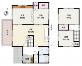 泉南郡熊取町希望が丘、土地の画像です