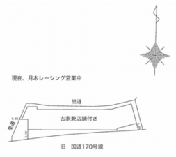 貝塚市木積、土地の間取り画像です