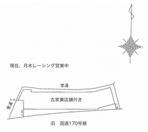 貝塚市木積、土地の間取り画像です