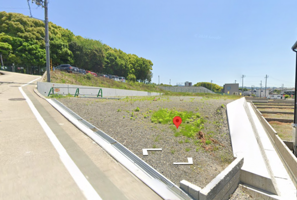 泉南郡熊取町大久保南、土地の画像です