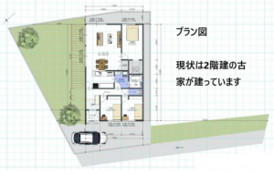 貝塚市地蔵堂、土地の画像です