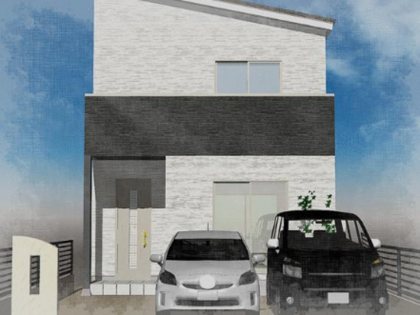 岸和田市上町、土地の建築プラン例画像です