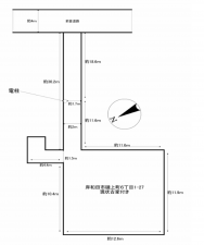 岸和田市磯上町、土地の間取り画像です