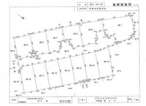 岸和田市池尻町、土地の間取り画像です