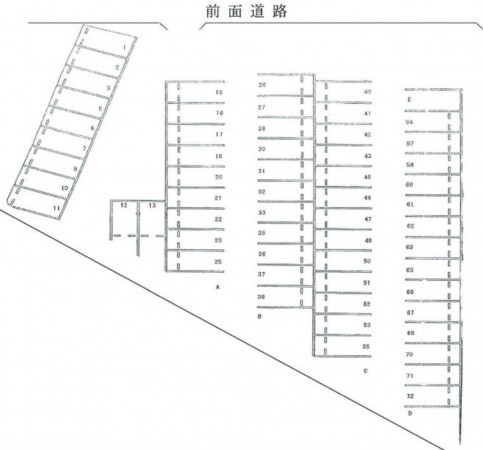 岸和田市天神山町、土地の間取り画像です