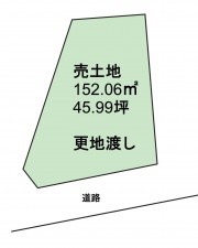 岸和田市宮前町、土地の間取り画像です
