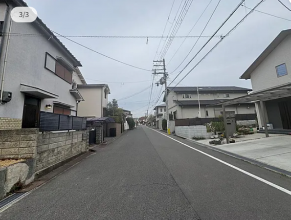岸和田市上松町、土地の画像です