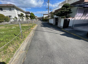 岸和田市東ケ丘町、土地の画像です